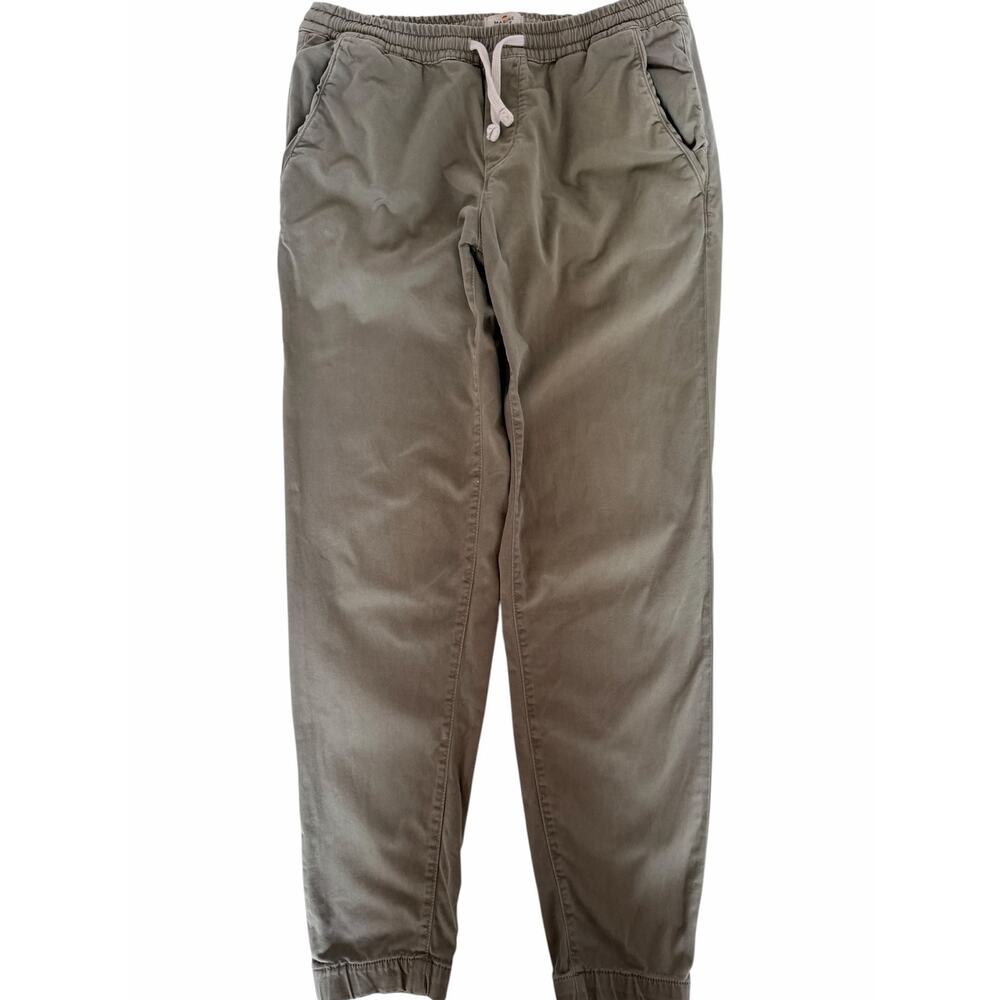 Marine Layer Jogger Pants Mens Large Khaki Drawstring Casual Lounge Pants